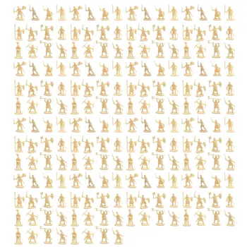 1: 72 200 / Set Plastik Antik Asker Figürleri Oyuncak Arkaik Askerler Erkekler Kılıçlı Aksiyon Figürü DIY Savaş Sahnesi Oyuncaklar Sarı