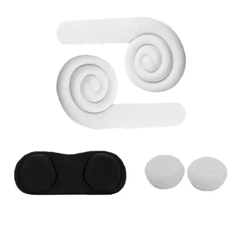 PİCO 4 için kulak Muffs Artırıcı Ses Çözümü + tozluk + Rocker Kapağı Geliştirmek Ses Efekti Silikon Kulak Muffs (Beyaz)