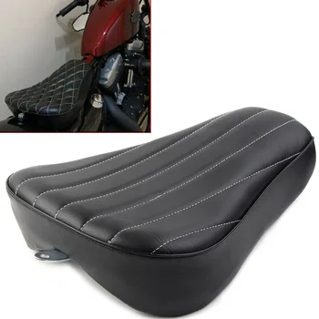 Dikey Şerit Seyahat Motosiklet Ön Sürücü koltuk minderi Kapak İçin Harley Sportster XL883 XL1200 X48 72 2004-2019