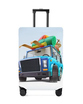 Seyahat Kamyon Plaj Sörf Kamp Bagaj Kapağı Streç Bagaj Koruyucu tozluk için 18-32 İnç Seyahat Bavul Çantası
