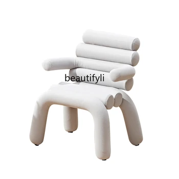 Kol Dayama boş sandalye ile özel şekilli dirsek Koltuk Modern basit kişilik Tasarımcı