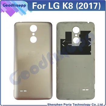 LG K8 2017X300 M200 US215 X240 LGM-K120L LGM-K120S Arka Pil Kapağı Kapı Konut Case Arka Kapak Onarım Parçaları Değiştirme