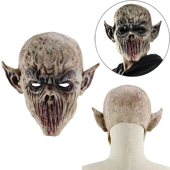Korkunç Cadılar Bayramı Maskesi Alien Katil Çatal Canavar Parti Dekor Zombi Şeytan Maskeleri Ürpertici Biyokimyasal Vampir Kostüm Cosplay Sahne
