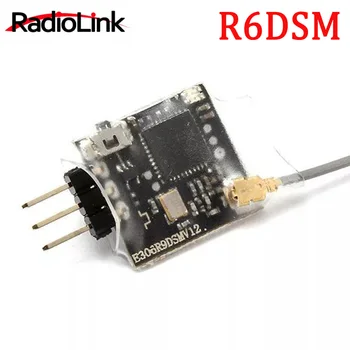 Radyolink R6DSM 2.4 G 10 Kanal 10CH RC Alıcı DSSS ve FHSS RC Verici için AT9 AT9S AT10 AT10II Uzaktan Kumanda
