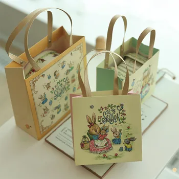Karikatür Sevimli hediye çantası Şeker Bisküvi Çiçek Ambalaj Çanta Doğum Günü Partisi Düğün Favor bebek duş dekorasyonu Çocuk Malzemeleri