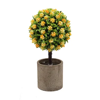 1 ADET / 26 CM Yapay Dekoratif Çiçek Saksıları Çok renkli Yeşil Bitkiler Düğün Ev Masaüstü Dış Dekorasyon Sahne Süsler