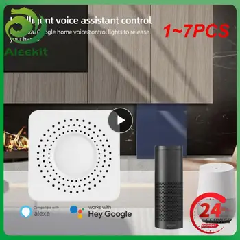 1 ~ 7 ADET Akıllı Ev Modern Çok Yönlü Wifi Yüksek Kaliteli Kullanımı Kolay Ses Kontrolü Akıllı Ev Otomasyon Anahtarı Şık