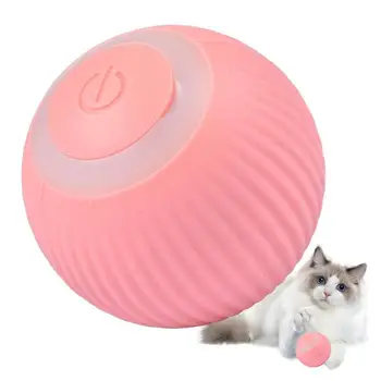 Interaktif evcil hayvan topu Kedi Oyuncak Haddeleme Köpek Oyuncak Akıllı Engellerden Kaçınma Sensörü USB Şarj Otomatik 360 Derece