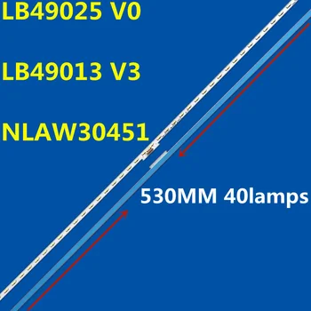 20 ADET LED Aydınlatmalı Karıştırma LB49013 LB49025 için KDL-49WE660 KD-49X720E KD-49W660E KD-49XE7002 KD-49XF7003 KD-49XF7073 KD-49XE7093