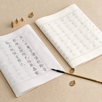 Zarif Kaligrafi Copybooks Seti kızın Kaligrafi Fırçası Defterini Şarkı Huizong'un İnce Altın Tarzı Fırça Caligrafia Defterini Seti