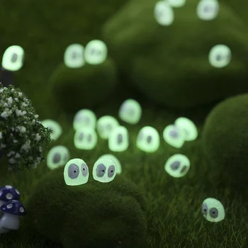 5-10 Adet Mini Aydınlık Briketler Elfler Toz Sprite Mikro Süsler Parlayan Saksı Süs Minyatür Bahçe Saksı Dekor