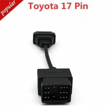 Toyota için 17 PİN OBD1 OBD2 Adaptör Teşhis Kablosu Toyota için 17pin to 16pin OBDII Uzatma Kablosu