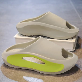 Erkek terlikleri 2023 Yeni Slaytlar Yaz Lüks Sandalet erkekler Dışında moda Rahat Plaj Nefes Ayakkabı erkekler için Ev Terliği