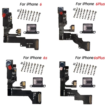 Ön kamera kablosu Kablosu iPhone 6 6 P 6 S Artı Kulak Hoparlör Ve Tam Vida Seti Değiştirme