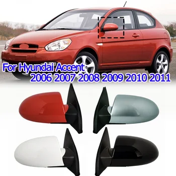 Hyundai Accent 2006 için 2007 2008 2009 2010 2011 Araba Manuel Elektrikli Dış dikiz aynası Montaj Kapı Dikiz Aynası Assy