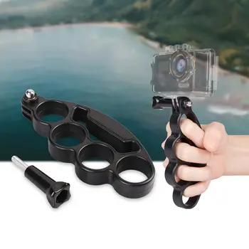 Selfie Braketi Parmak kavrama halkası ABS El Kamera Selfie Aksesuar Kamera Tutucu Aksesuarları Siyah GoPro Hero 6 için 7 5 4 3
