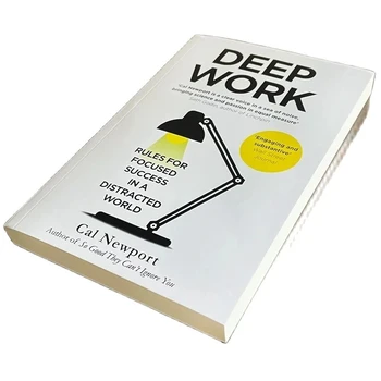 Derin Çalışma İngilizce Kitabı Cal Newport Dikkati Dağılmış Bir Dünyada Odaklanmış Başarı için Kurallar Liderlik ve Motivasyon Kitapları f