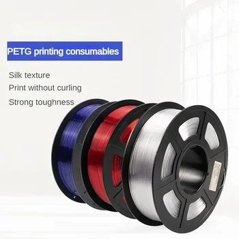 PETG Yüksek Tokluk PETG Filament 1.75 mm,3D Yazıcı Filament PETG,Boyutsal Doğruluk, 1 KG Makara (2.2 LBS) 3D Baskı Filament