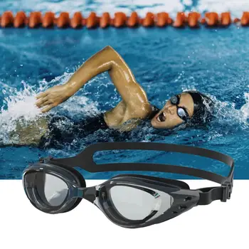 Yüzme gözlükleri Ayarlanabilir Kayış Su Geçirmez Silikon Anti-sis Yüzmek Gözlük Erkekler Kadınlar Sualtı yüzücü gözlükleri Su Spor
