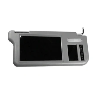 7 İnç Araba Sunvisor iç diş Görünüm Ayna Ekran lcd monitör DVD / VCD / AV / TV Oynatıcı Arka Kamera (Sağ)güneşlik
