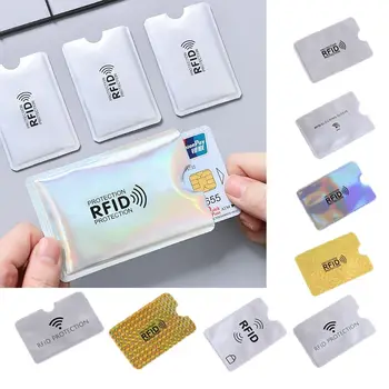 10 adet NFC Engelleme Anti RFİD kart tutucu Anti Hırsızlık okuyucu kilidi NFC Engelleme Çantası Hafif Kore Tarzı KİMLİK Kartı Kutusu Seyahat
