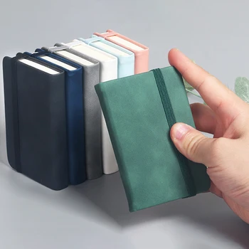 A7 PU Deri Mini Dizüstü Cep Günlüğü Kitap Taşınabilir not defteri Günlük Haftalık Gündem Planlayıcısı Dizüstü Kırtasiye Malzemeleri