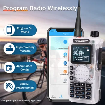 TİDRADİO H8 10 W el telsizi Uzun Menzilli Profesyonel Yönlü Radyo Comumicador Telefon Kablosuz programlanabilir