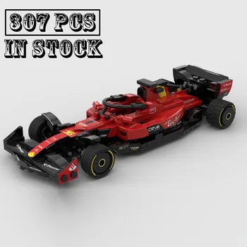 Yeni Testarossa MOC-157570 F1 SF-23 Monza Formula 1 Yarış Arabası Modeli Yapı Kiti Yaratıcıları Blok BricksToys Çocuk Boys Doğum Günü Hediyeleri