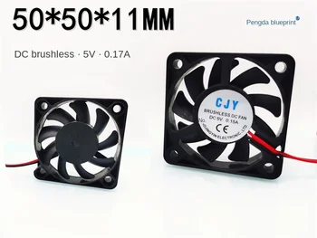 Marka yeni sessiz 5010 DC fırçasız 5 V 0.17 A 5 CM/cm 4100 rpm yazıcı soğutma fan50*50 * 10MM 5 * 5*1 CM