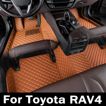 Araba Paspaslar Toyota RAV4 XA50 Hibrid 2020 2021 2022 2023 Özel Oto Ayak Pedleri Oto Halı Kapak İç Aksesuarları