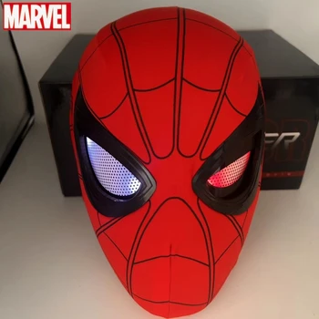 Harika Spider-man:hiçbir Şekilde Ev Örümcek Adam Maskesi Lüks Kask Şarj Edilebilir Uzaktan Gözler Hareketli Maske Led Cosplay Hediye Oyuncak Ke