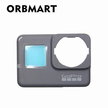 ORBMART Kapak Değiştirme Paneli Yüzey Kılıf Faceplate Gopro Hero 5 İçin 6 7 Siyah Kamera Yedek parça