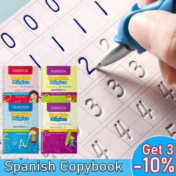 Çocuklar Eğitim Oyuncaklar İspanyolca Lekelemek Sticker Alfanümerik Boyama Kaligrafi Ücretsiz Hediye Sihirli Kalem Seti