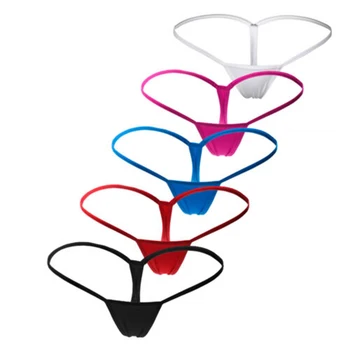 Kadın Seksi İç Çamaşırı 5 Adet Ultra Mini Tanga Külot Kalça Oymak G-String Külot Erotik İç Çamaşırı Külot