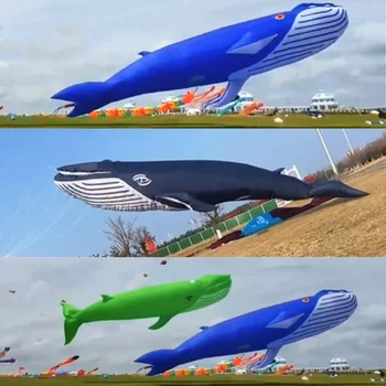 yetişkinler için ücretsiz kargo 9 m Kolye uçurtma balina uçurtmalar açık oyuncaklar Rüzgar çorap windsock şişme oyuncaklar windsurf ekipmanları uçan