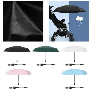 Plaj sandalyesi Şemsiye Güneş Koruma Katlanır Evrensel Şemsiye Bisiklet Güneşlik Gölgelik Arabası