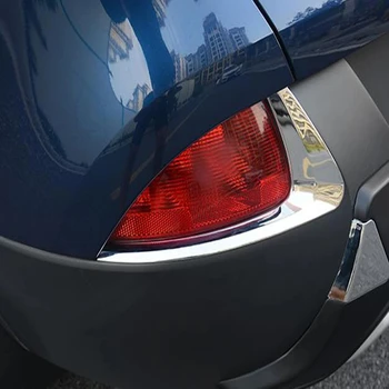 Araba Styling Aksesuarları Renault Kadjar 2016 2017 2018 İçin ABS Krom Arka Sis Lambası Kuyruk Sis lamba ışığı krom çerçeve Sticker Trim