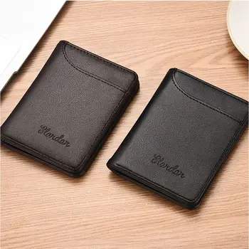 Retro kart çantası Moda Tasarım Para Cebi Çanta bozuk para cüzdanı PU el çantası Para Klip Cüzdan Erkek Cüzdan Kore Tarzı Cüzdan