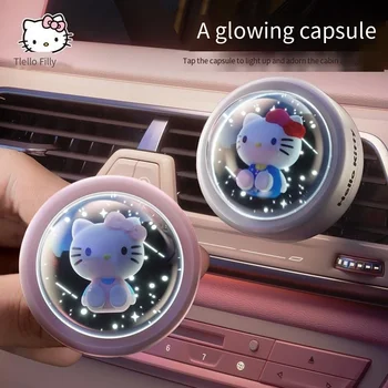Kawaii Hakiki Sanrio Araba Koku Hellokitty Karikatür Hava Çıkış Aromaterapi Parfüm High-End Araba Dekorasyon Takı Sevimli Hediye