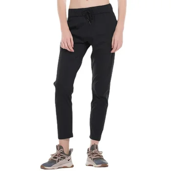 Lulu Kadınlar Egzersiz Koşu Tayt 4 Yollu Streç Kumaş Süper Kalite Yoga Pantolon Yan Cepler ile Açık Spor Spor Tayt