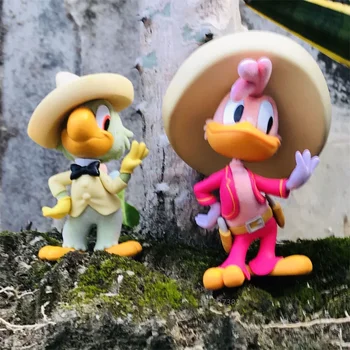 Otantik Nokta Disney Kabarık Kabarık Donald Ördek Akın El yapımı Süsler Çocuk doğum günü hediyesi Oyuncak Koleksiyonu Modeli Benzersiz