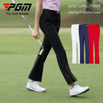 PGM Golf Spor Pantolon Kadın İlkbahar Yaz Anti-ter Golf Pantolon Bayanlar Bölünmüş Alevlendi Pantolon Çabuk kuruyan İnce Sweatpants