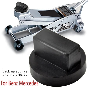 Jack Jacking Noktası Ped Kaldırma Desteği Sert Kauçuk Mercedes Benz için İNGİLTERE Kauçuk Jacking Noktası kaldırma tamponu Adaptörü