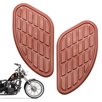 Evrensel Motosiklet Yakıt Tankı Pad Yan Gaz Tankı Sticker Diz Kavrama Koruyucu Vintage Yan Paneller Çoğu Motosiklet İçin