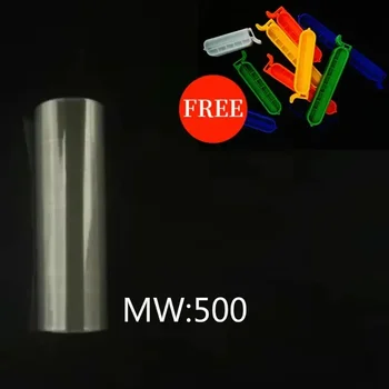 1 Metre veya 5 Metre [MwCO 500] MD25/34/44/55/77mm Diyaliz Torbasının Rolü Rejenere Selüloz Tüp Tipi Yarı geçirgen