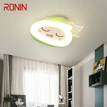 RONİN Modern tavan lambası LED 3 renk Yaratıcı Meyve Modelleme Karikatür çocuk ışık ev çocuk yatak odası armatürü