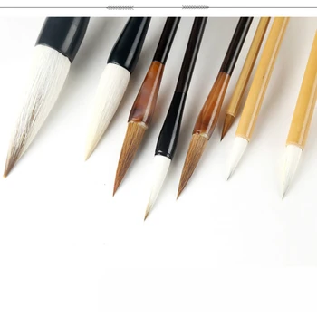 Çin Kaligrafi Düzenli Komut Yazma Fırçası çin resim sanatı Claborate tarzı Boyama Fırçası Yeni Başlayanlar kaligrafi fırçası Kalem
