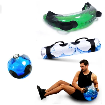 Halter vücut geliştirme spor salonu spor Fitness Aqua su güç torbaları