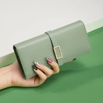 Cnoles Zarif Kadın uzun cüzdan el çantası Moda Kadın Kredi kart tutucu Cüzdan bozuk para cüzdanı Fatura saklama çantası