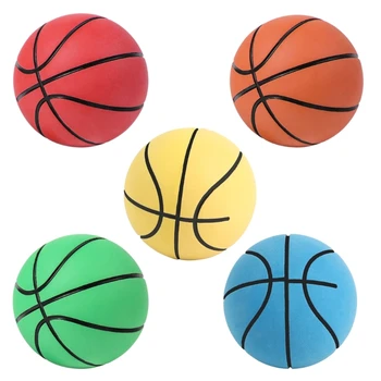 Okul sınıf dekor Mini basketbol stres topu küçük yumuşak kauçuk basketbol